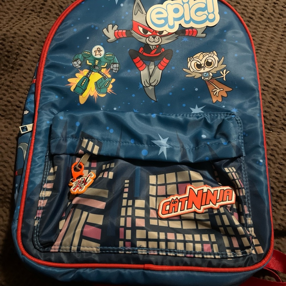 NEW Kids EPIC Cat Ninja Backpack